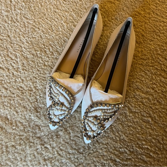 Worn once - Sophia Webster Wifey For Lifey Wedding Flats 36.5 - US 6 - Picture 7 of 15